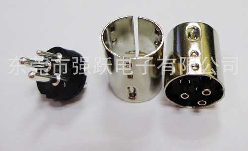 一細(xì)二粗連接器MINIDIN3PIN車針圓形3PIN