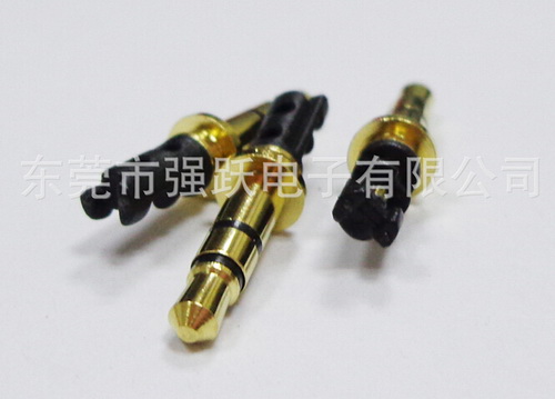 3.5 6.0三級3.5立體鍍金耳機插針